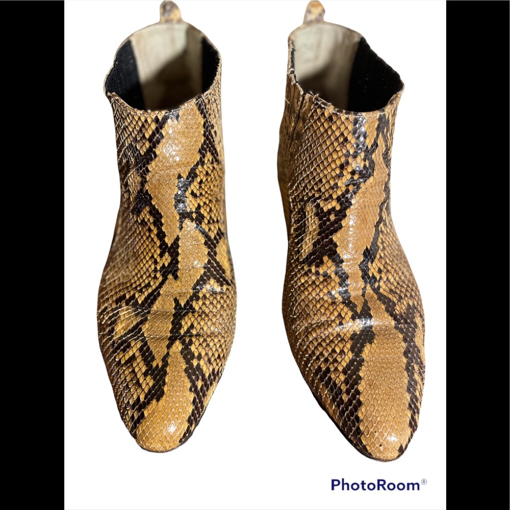 Giorgio Brutini Private Collection Snake Skin Boots Size 8 1/2